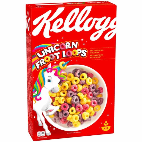 CEREAL - KELLOGGS UNICORN FROOT  LOOPS *375GR